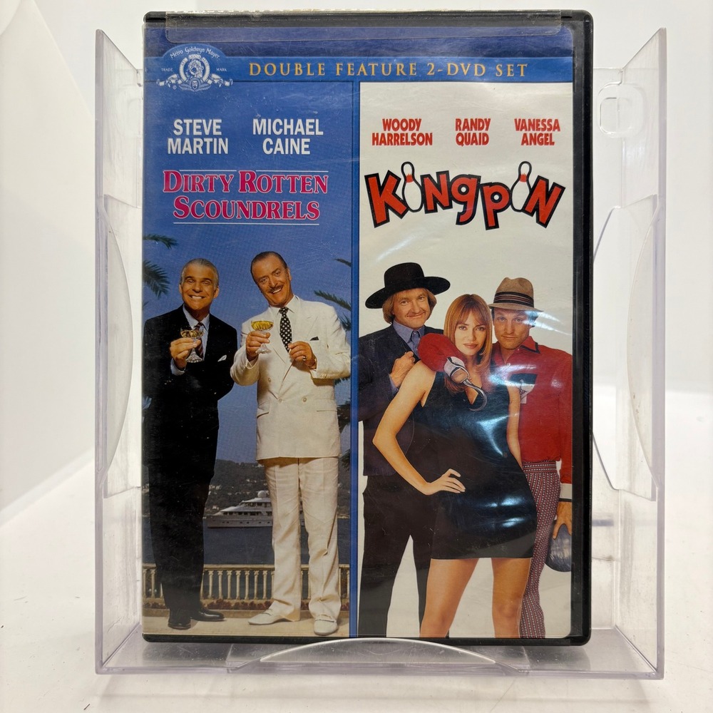 Dirty Rotten Scoundrels Kingpin Double Feature DVD Steve Martin Woody Harrelson